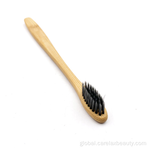 Personal Care Item Eco-friendly natural Soft charcoal bristle bamboo toothbrush Factory